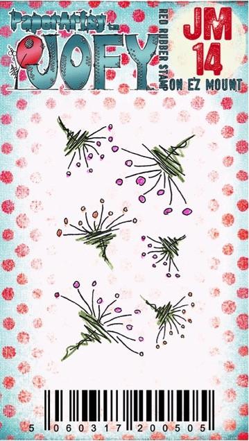 PaperArtsy Rubber Mini Stamp Bursting Buds designed by Jo Firth-Young (JM14)