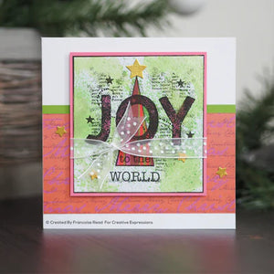 Woodware Craft Collection Clear Stamp Set Joy (FRS083)