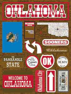 Reminisce Jet Setters Stickers Oklahoma (JS-035)