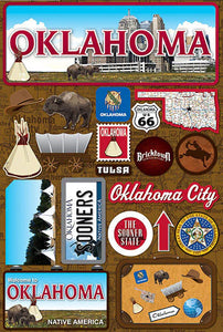 Reminisce Jet Setters Stickers Oklahoma (JST-035)