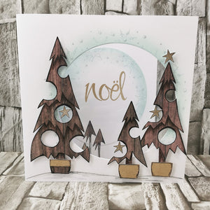 PaperArtsy Rubber Stamp Set Noel designed by Jo Firth-Young (JOFY108)