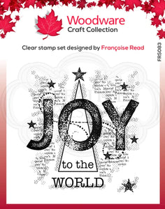 Woodware Craft Collection Clear Stamp Set Joy (FRS083)