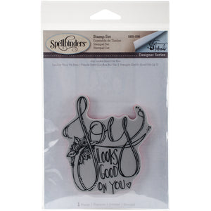 Spellbinders Paper Arts Stamps Joy Looks Good On You (STP-036)