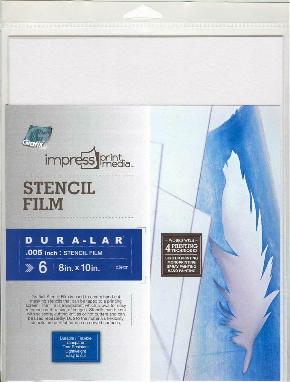 Grafix Stencil Film Dura-Lar (K055SF0810-6)