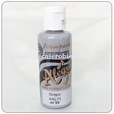 Stamperia Allegro Acrylic Paint Grey (KAL73)