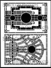 Load image into Gallery viewer, StencilGirl Products - Art Deco Bookplate 9&quot; x 12&quot; Stencil by Gwen Lafleur (L501)
