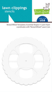 Lawnfawn Lawn Clippings Stencil Essential Shapes (LF1937)