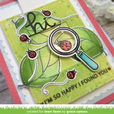 Lawn Fawn Photopolymer Clear Stamp & Die Set Hey Lady (LF2223/2224)