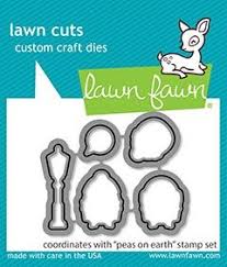 Lawn Fawn Lawn Cuts Custom Craft Dies - Coordinates with "Peas on Earth" Stamp Set (LF2422)