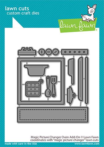 Lawn Fawn Lawn Cuts Custom Craft Dies - Magic Picture Changer Oven Add-On (LF2436)