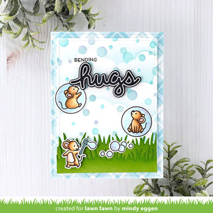 Lawn Fawn Lawn Clippings Bubble Background Stencil (LF2534)