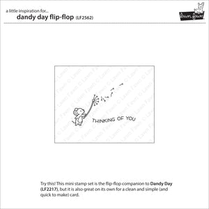 Lawn Fawn Photopolymer Clear Stamp & Die Dandy Day Flip Flop (LF2563)