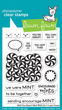 Load image into Gallery viewer, Lawn Fawn Custom Craft Die &amp; Stamp Set How You Bean? Mint Add On (LF2683)
