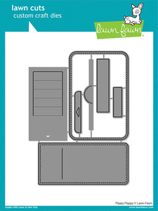 Lawn Fawn Custom Craft Dies Flippy Flappy (LF2686)