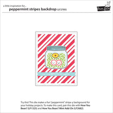 Load image into Gallery viewer, Lawn Fawn Custom Craft Dies Peppermint Stripes Backdrop (LF2705)
