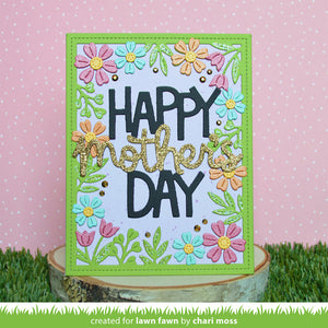 Lawn Fawn Lawn Cuts Spring Flowers Backdrop Die (LF2818)