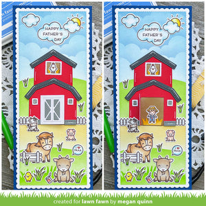 Lawn Fawn Lawn Cuts Build A Barn Die (LF2796)