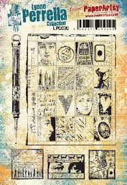 PaperArtsy Rubber Stamp Set The Pen & Postage designed by  Lynne Perrella (LPC030)