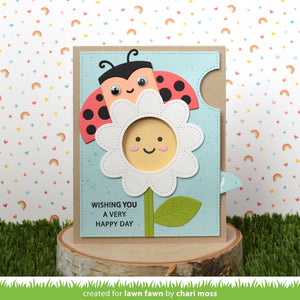 LawnFawn Lawn Cuts Dies Tiny Gift Box Ladybug Add-On (LF2256)