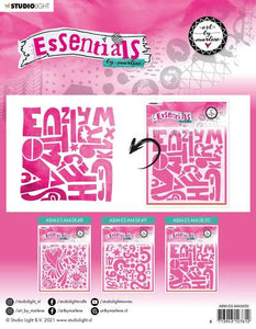 Art by Marlene Essentials Collection Stencil Alphabetically Essential (ABM-ES-MASK50)