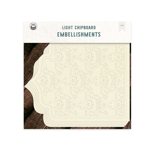 P13 Let Your Creativity Bloom Collection Light Chipboard Embellishments (P13-CRB-51)