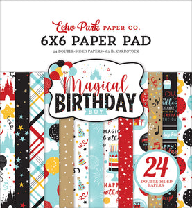 Echo Park Paper Co. 6x6 Paper Pad - Magical Birthday Boy (MBB232023)