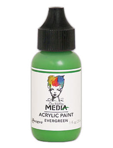 Dina Wakley MEdia Acrylic Paint Evergreen (MDQ53996)