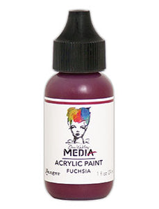 Dina Wakley MEdia Acrylic Paint Fuchsia (MDQ54009)