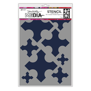 Dina Wakley MEdia Large Stencil Medieval Crosses (MDS68242)