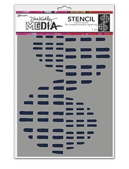 Dina Wakley MEdia Stencil Pieces (MDS77718)