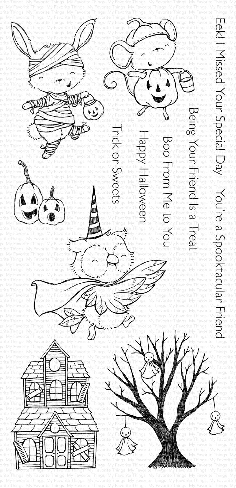 My Favorite Things Clear Stamps Spooktacular Friends (SY-12)