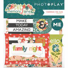 Photoplay Cardstock Die Cuts Memory Lane (ML2990)