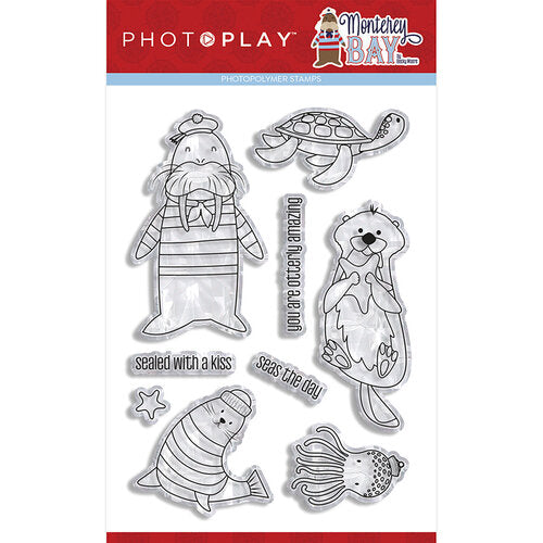 Photoplay Photopolymer Stamp & Die Set Monterey Bay (MON2098)