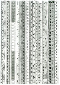 Scrap FX Collage Paper Measurements (2020310)