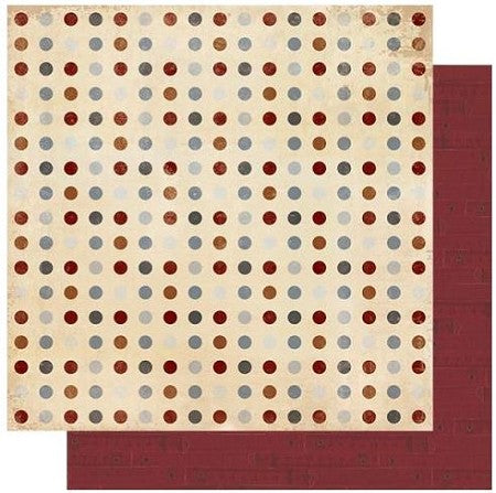 Authentique Mister Collection 12x12 Scrapbook Paper Mister Six (MIS006)