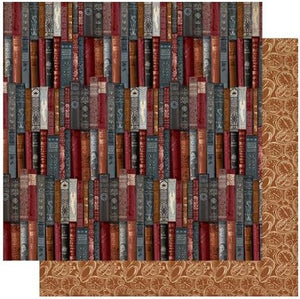 Authentique Mister Collection 12x12 Scrapbook Paper Mister Eight (MIS008)