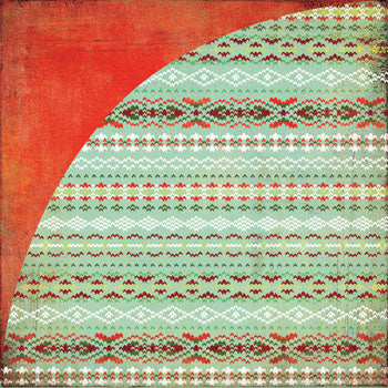 BasicGrey Nordic Holiday Collection 12x12 Scrapbook Paper Sweater Weather (NOR-3439)