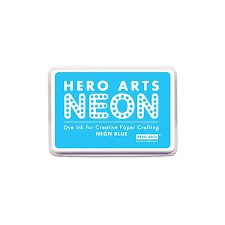 Hero Arts Neon Dye Ink Pad Neon Blue