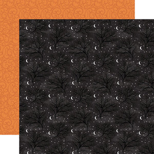 Echo Park Paper Co. Spooky Collection 12x12 Scrapbook Paper Spooky Night (SPO284007)