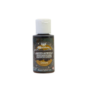 Finnabair Art Alchemy Liquid Acrylic Ochre (968281)