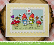 Load image into Gallery viewer, LawnFawn Lawn Cuts Dies Oh Gnome! Stamp &amp; Die Set (LF1881)
