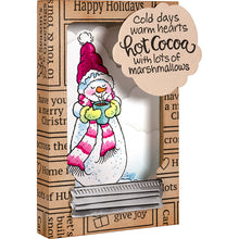 Load image into Gallery viewer, Stampendous Fran&#39;s Cling Rubber Stamps Warm Snowman (CRP373)
