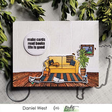 Load image into Gallery viewer, Picket Fence Studios Stamp &amp; Die Set More Books are Friends (BB-177D)
