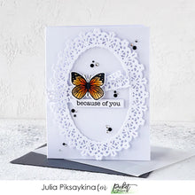 Load image into Gallery viewer, Picket Fence Studios Stamp &amp; Die Set Butterfly Beauties (A-158D)
