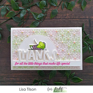 Picket Fence Studios Sentiment Stamp More Word Topper Subtitles (S-198)