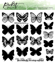 Load image into Gallery viewer, Picket Fence Studios Stamp &amp; Die Set Butterfly Beauties (A-158D)
