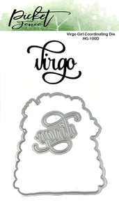 Picket Fence Studios Stamp & Die Set Virgo Girl (HG-100D)