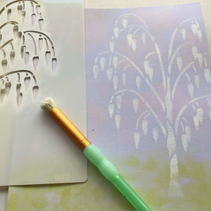 PaperArtsy Stencils Weeping Tree designed by Kay Carley (PS195)