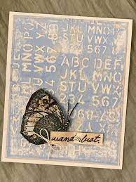 PaperArtsy Stencil Alphabet designed by Sara Naumann (PS271)