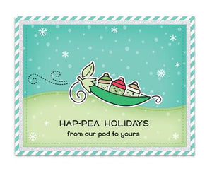 Lawn Fawn Photopolymer Clear Stamp Set - Peas on Earth (LF2421)